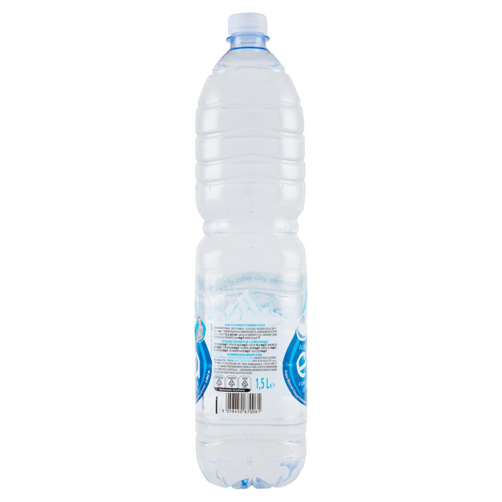 ACQUA MINERALE NATURALE EVA ROCCE AZZURRE PET. LT. 1,5 QUADRATA - 7