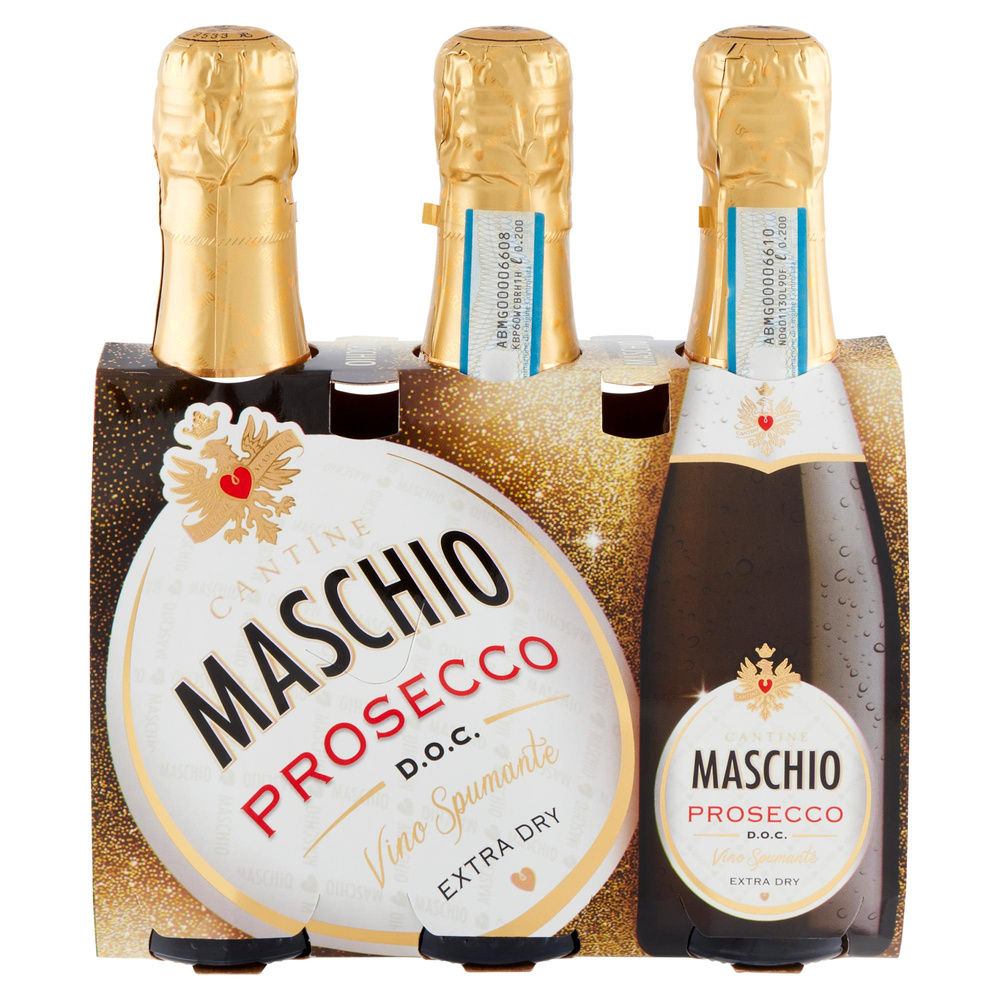 PROSECCHINI MASCHIO DOC SPUMANTE TRIS ML.200X3 - 7