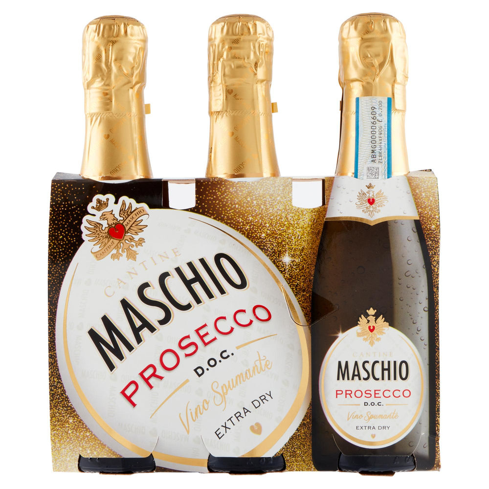 PROSECCHINI MASCHIO DOC SPUMANTE TRIS ML.200X3 - 1