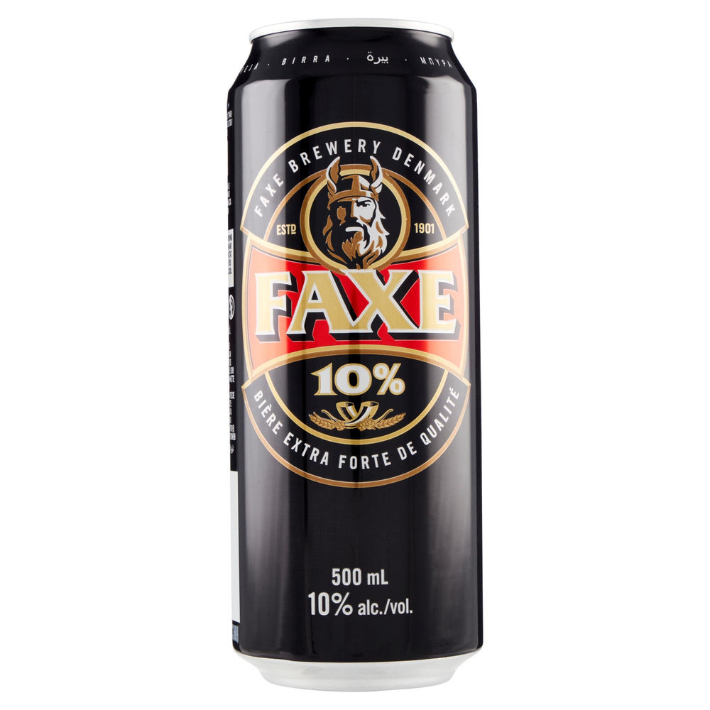 Birra faxe 10 gradi lattina ml. 500