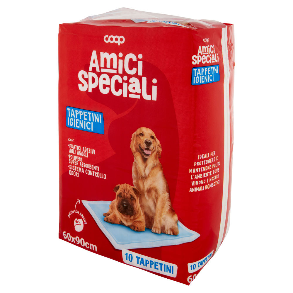 ACC.CANE TAPPETINO IGIENICO AMICI SPECIALI COOP MULTIUSO CM 60X90 CELLO PZ 10 - 7