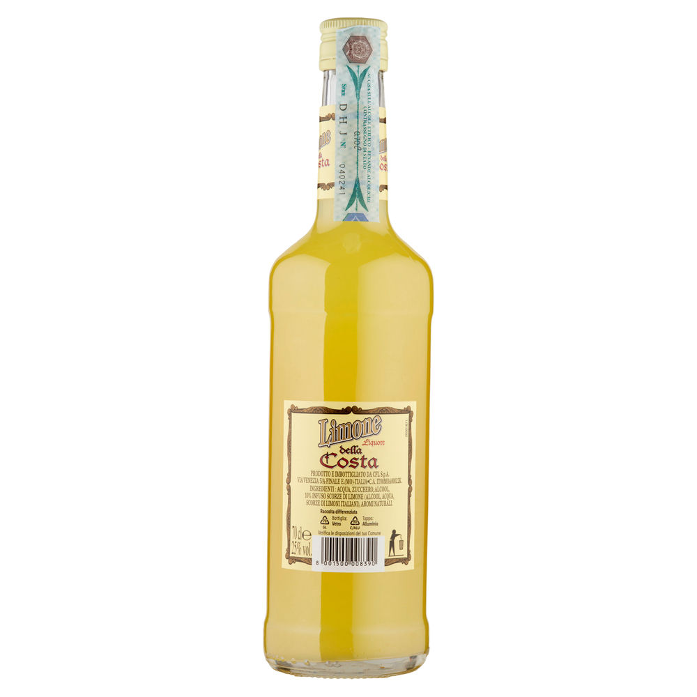 LIQUORE LIMONE DELLA COSTA 25 GRADI BOTTIGLIA ML. 700 - 1