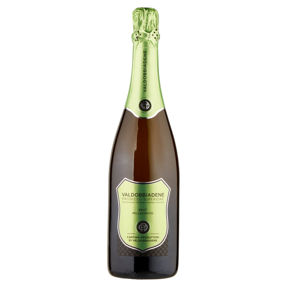 SPUMANTE PROSECCO VALDOBBIADENE DOCG  SCUDO VERDE BTG ML. 750 - 4