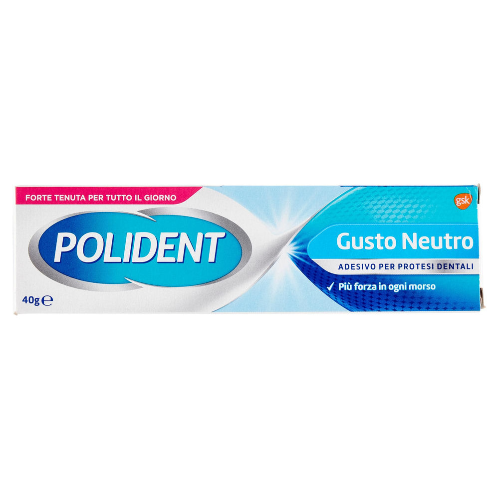 CREMA ADESIVA POLIDENT GUSTO NEUTRO SC. G 40 - 3