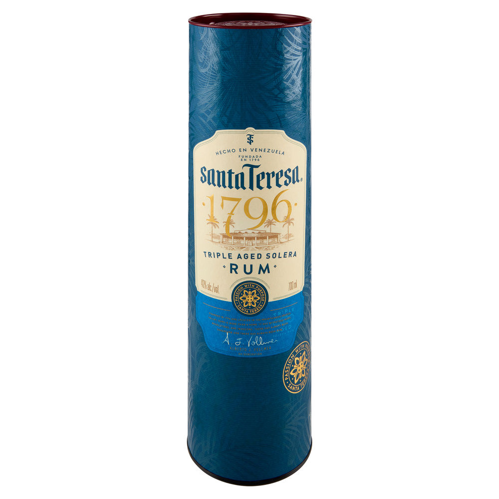 RHUM SANTA TERESA 1796 40 GRADI 15 ANNI SCATOLA ML.700 - 2
