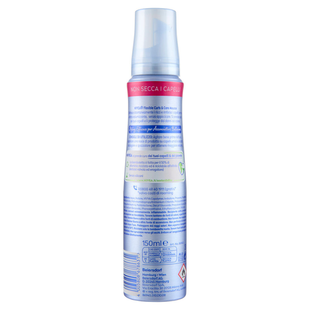 MOUSSE  NIVEA STYLING MODELLA RICCI EXTRA FORTE BOMBOLA  ML. 150 - 1