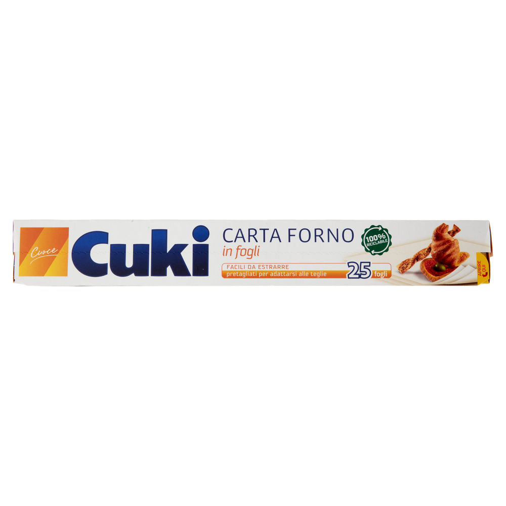 CARTA FORNO CUKI 9,5 MT. FOGLI CM.33X38 X 25 SCATOLA PZ.1 - 2