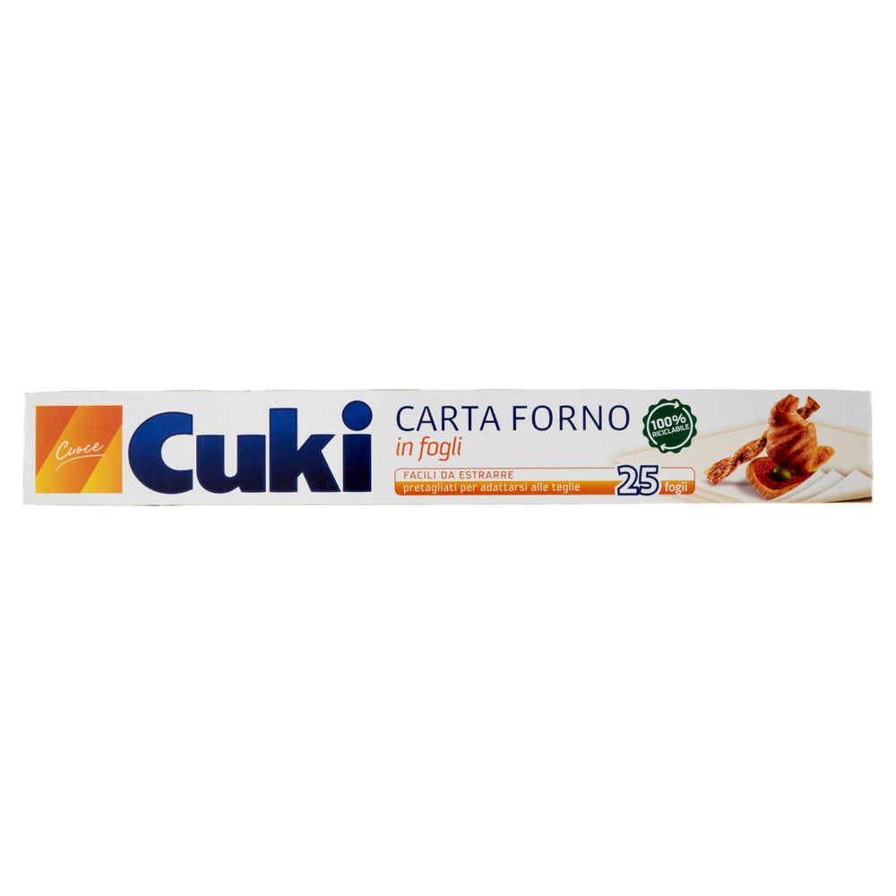 CARTA FORNO CUKI 9,5 MT. FOGLI CM.33X38 X 25 SCATOLA PZ.1 - 5