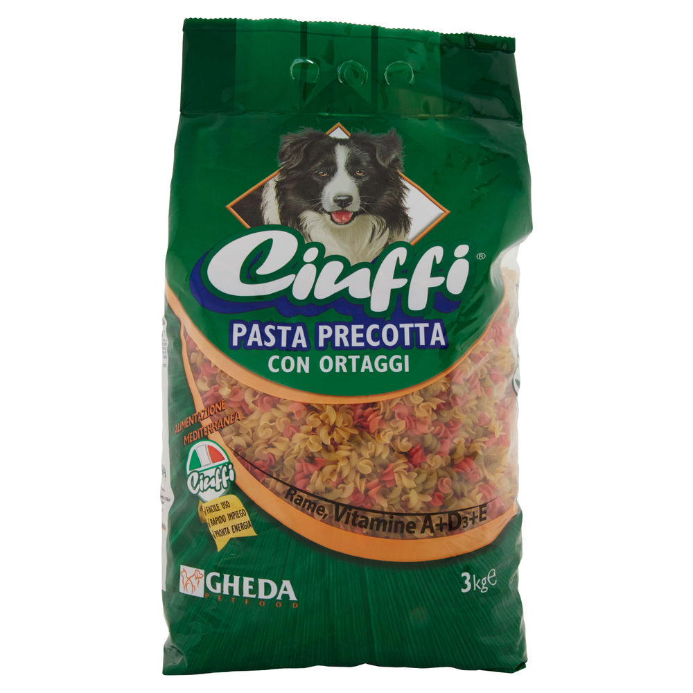 Pasta precotta ciuffi alle verdure sacco kg.3