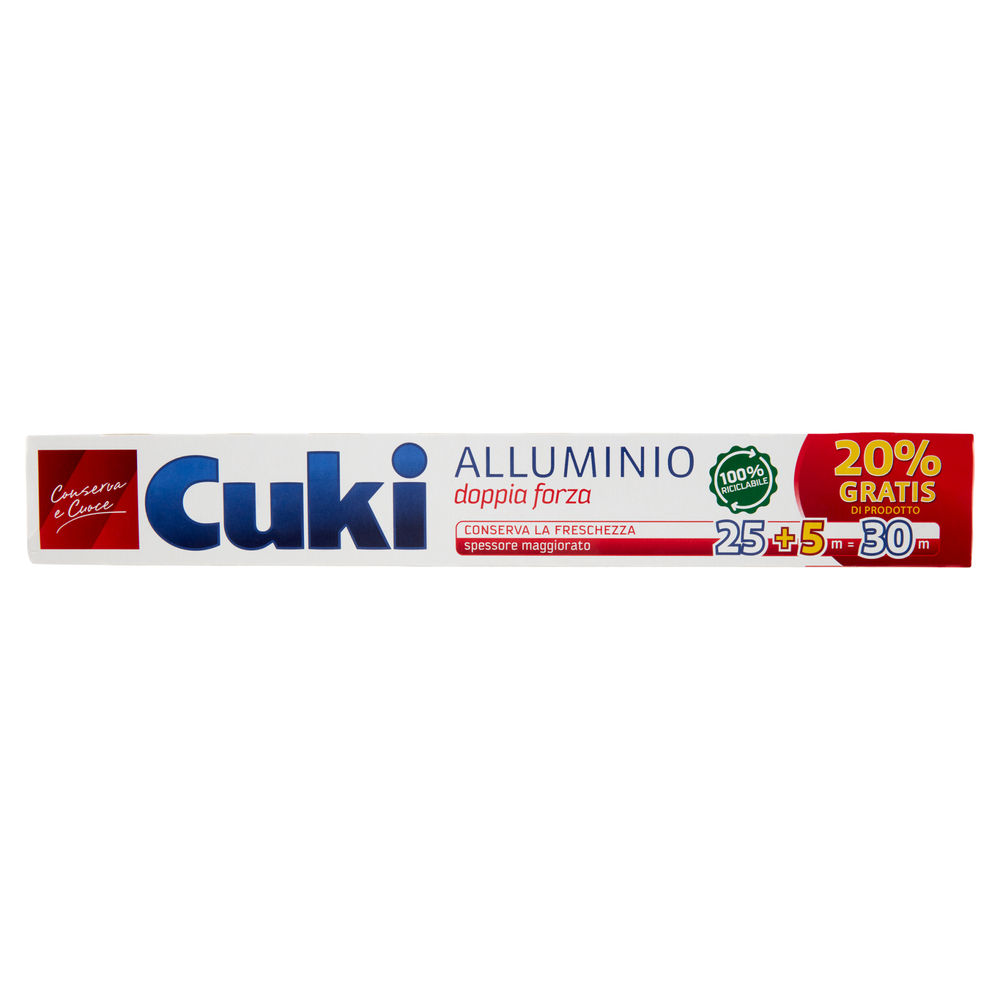 ROTOLO ALLUMINIO CUKI M.25+5 PZ.1 - 0