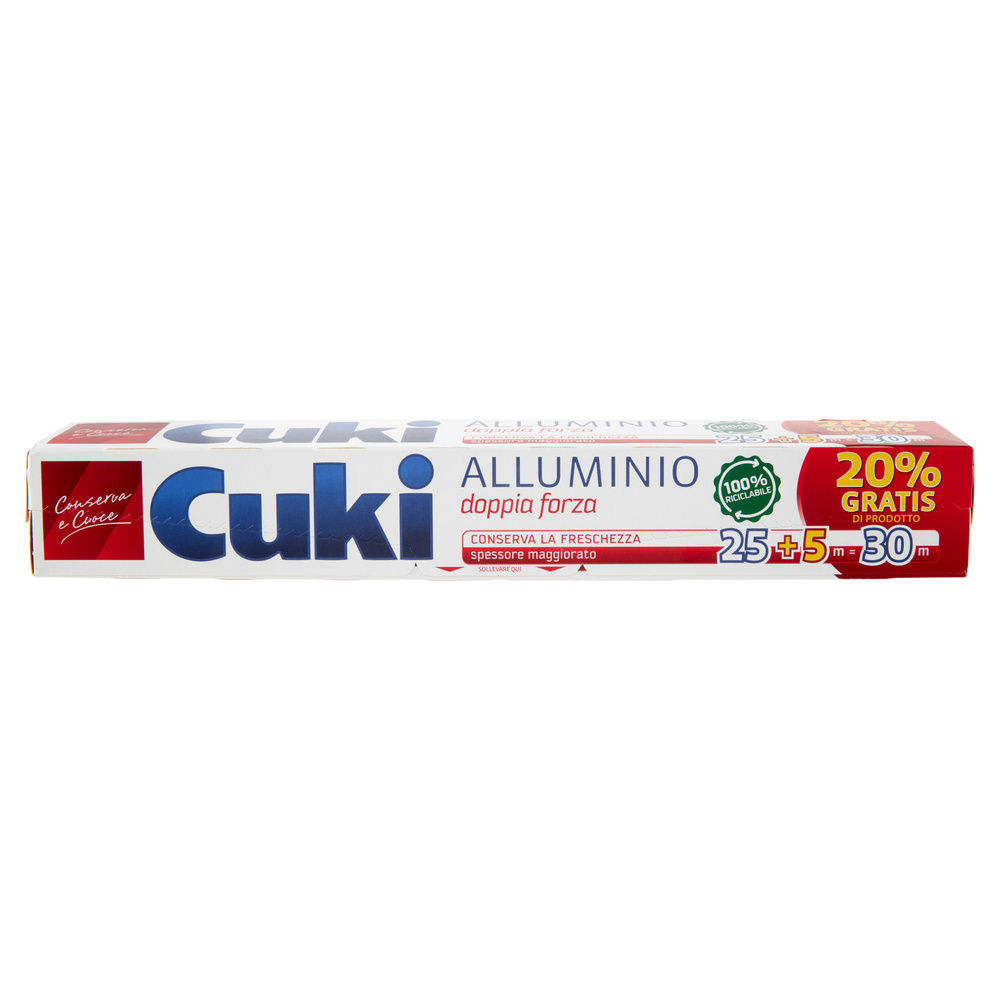 ROTOLO ALLUMINIO CUKI M.25+5 PZ.1 - 2