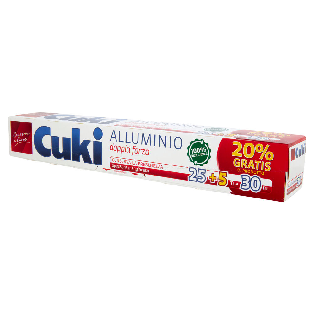 ROTOLO ALLUMINIO CUKI M.25+5 PZ.1 - 5