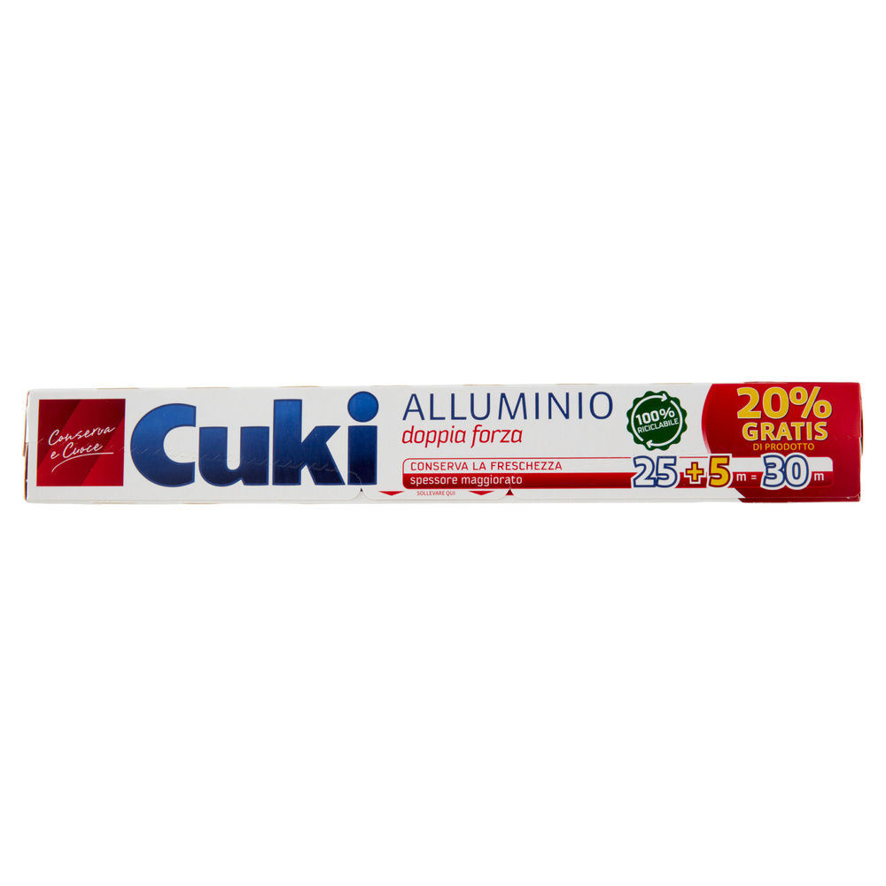 ROTOLO ALLUMINIO CUKI M.25+5 PZ.1 - 6