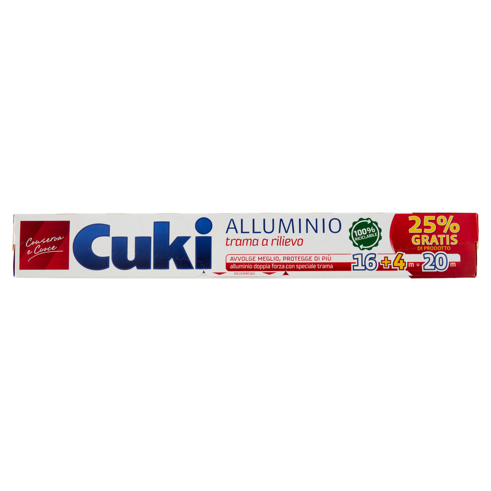 Rotolo alluminio cuki m.16+4  pz. 1