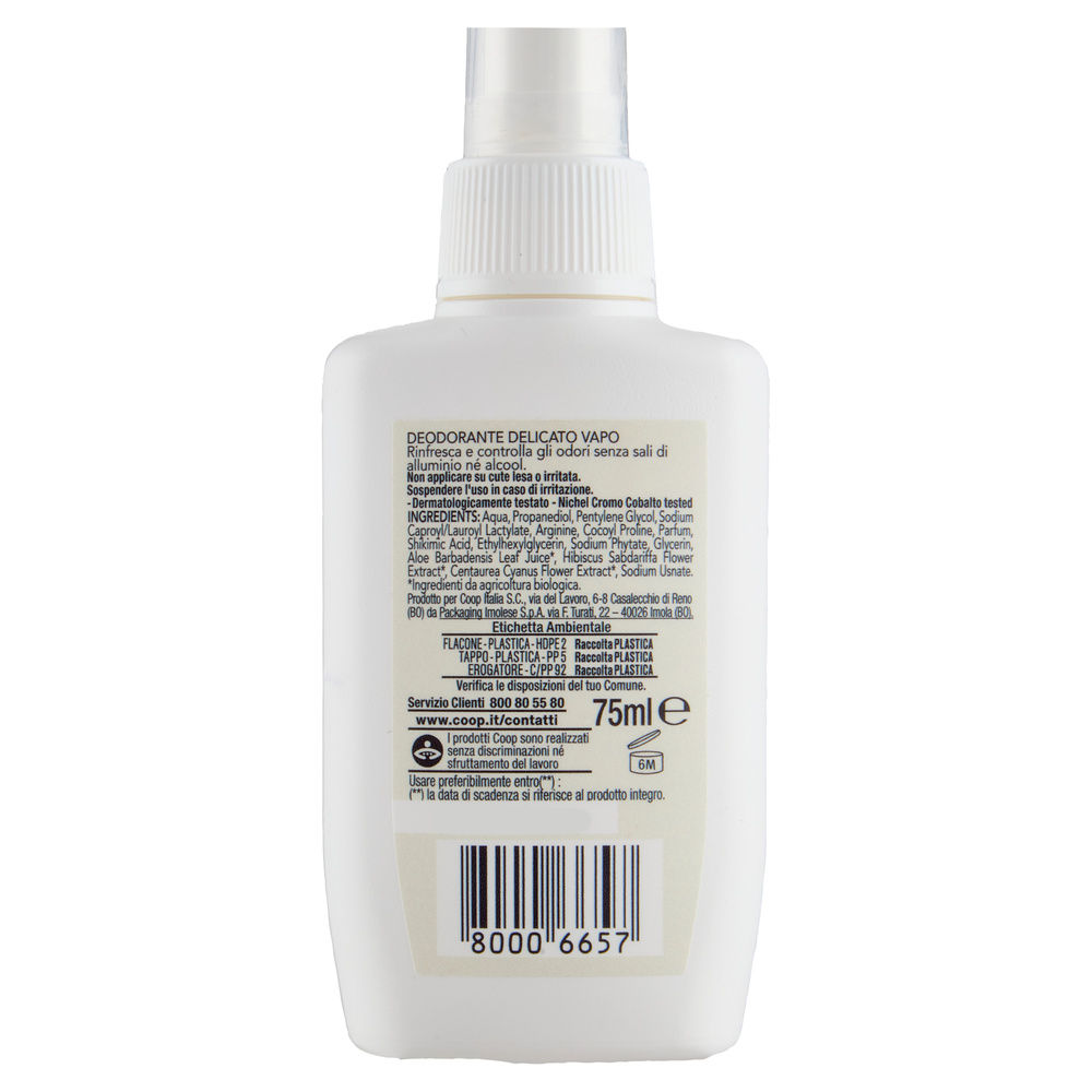 DEODORANTE VAPO NO GAS DELICATO VIVI VERDE COOP ML 75 - 13