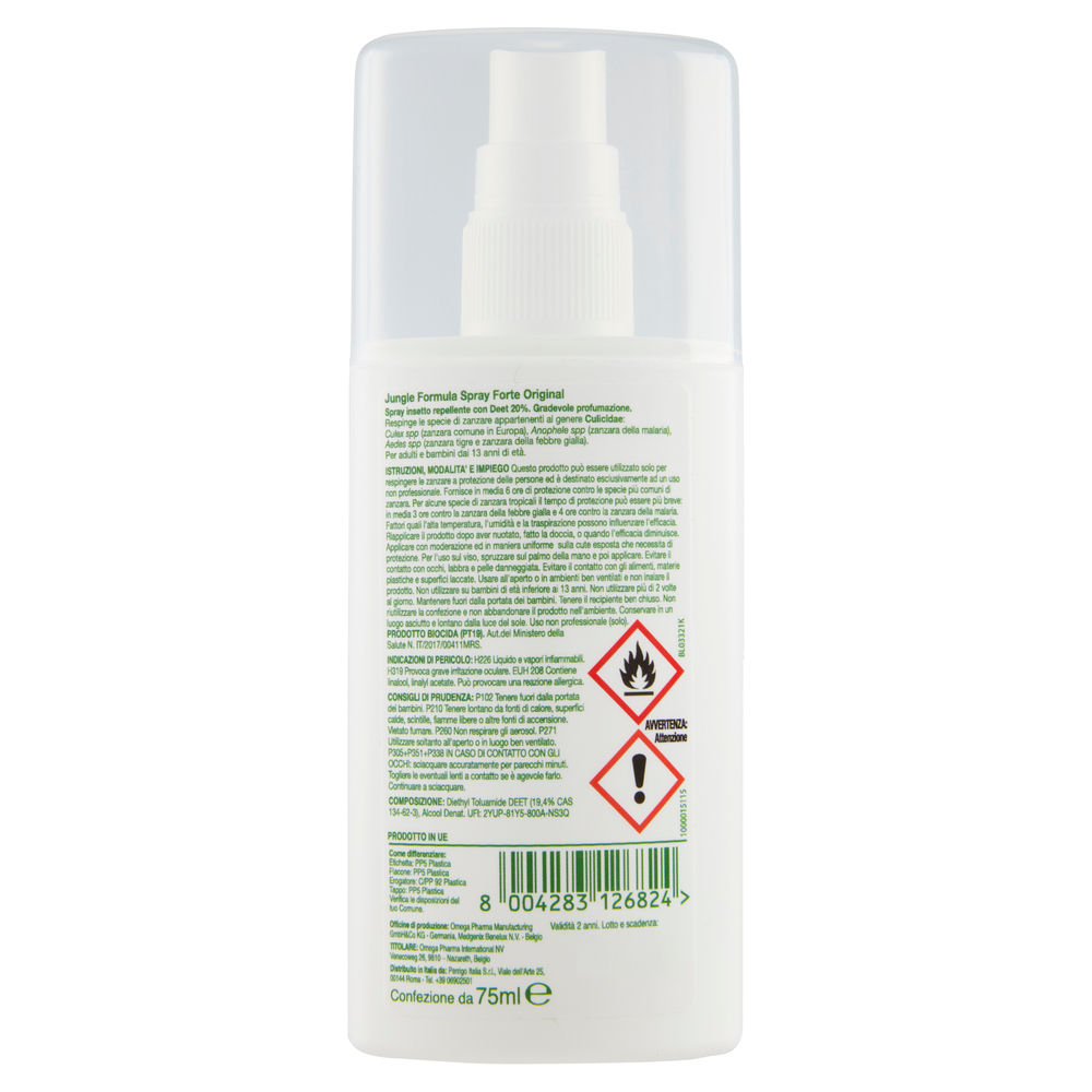 P-JUNGLE FORMULA FORTE BIOCIDA SPRAY 75ML. - 1