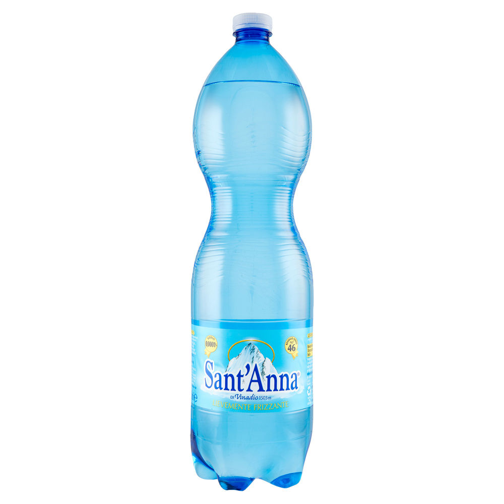 ACQUA MINERALE LIEVEMENTE FRIZZANTE SANT' ANNA PET L 1,5 - 4