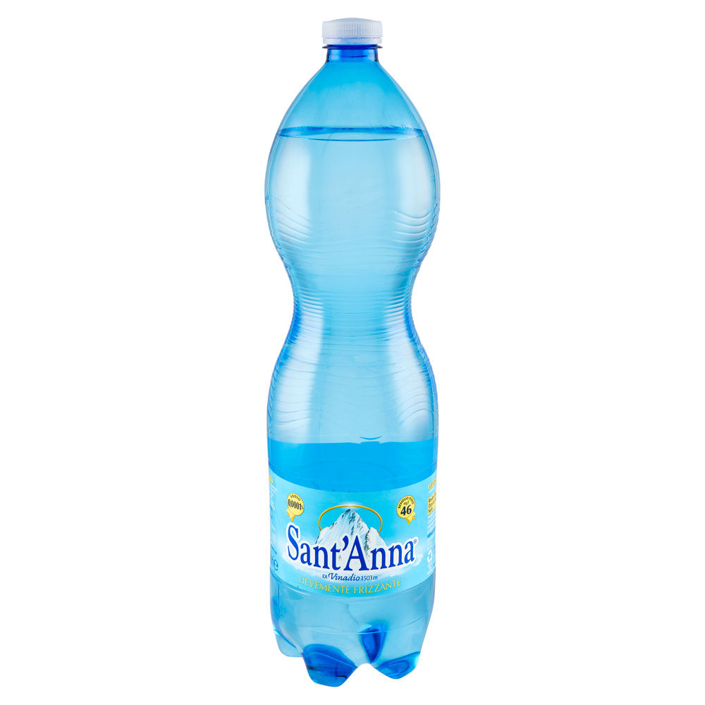 ACQUA MINERALE LIEVEMENTE FRIZZANTE SANT' ANNA PET L 1,5 - 7