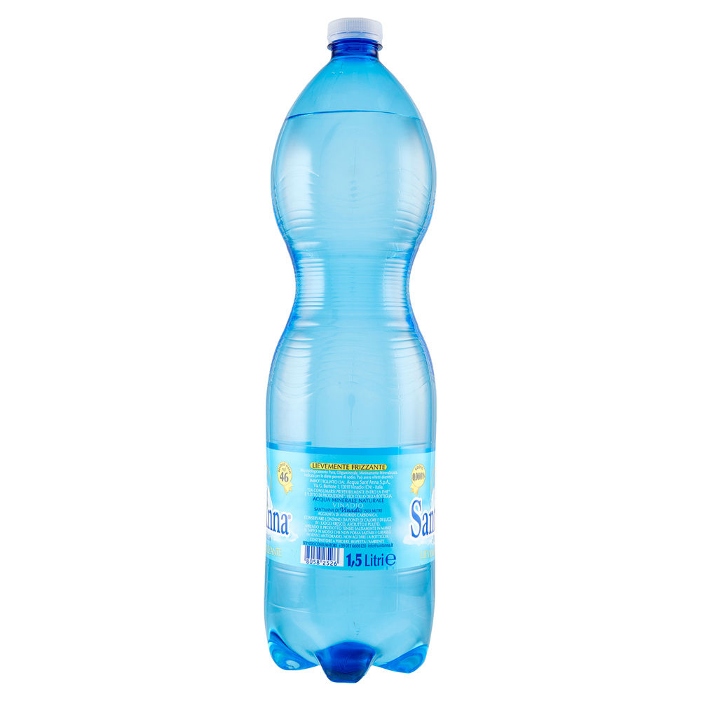 ACQUA MINERALE LIEVEMENTE FRIZZANTE SANT' ANNA PET L 1,5 - 6