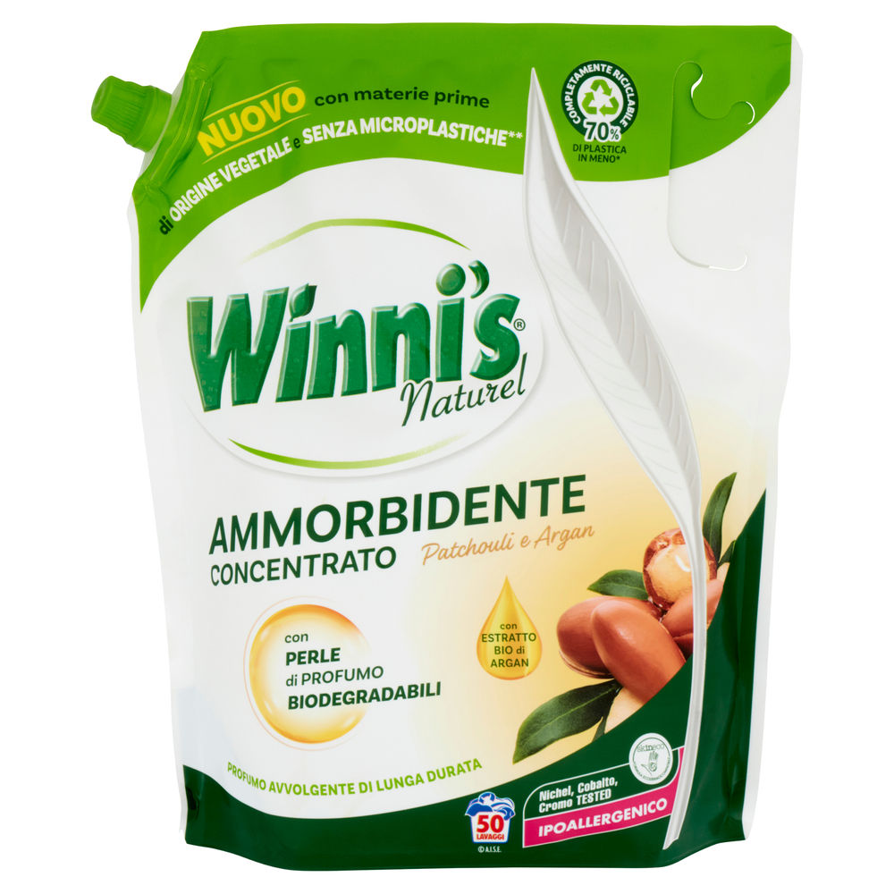 AMMORBIDENTE CONCENTRATO WINNI'S ECOFORMATO PATCHOULI&ARGAN 50 LAV ML 1250 - 0