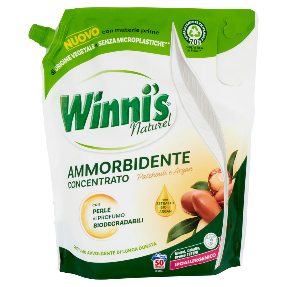 AMMORBIDENTE CONCENTRATO WINNI'S ECOFORMATO PATCHOULI&ARGAN 50 LAV ML 1250 - 2