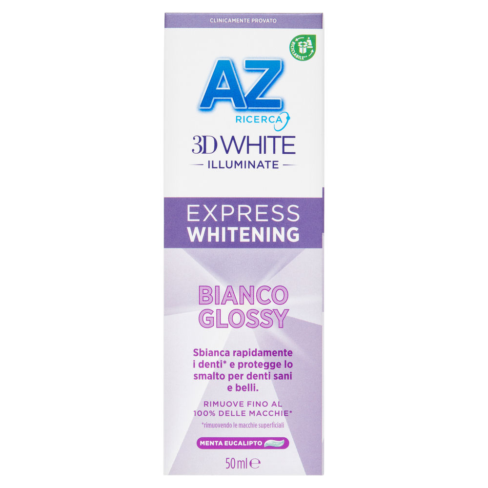 DENTIFRICIO AZ 3DW EXPRESS WHITENING BIANCO GLOSSY ML 50 - 0