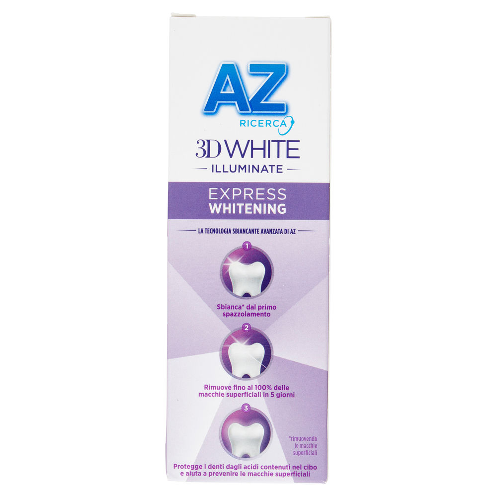 DENTIFRICIO AZ 3DW EXPRESS WHITENING BIANCO GLOSSY ML 50 - 1