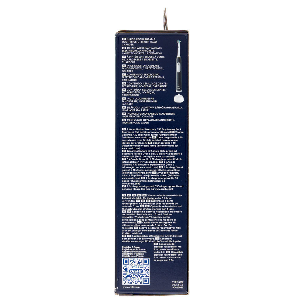 SPAZZOLINO ELETTRICO ORAL B PRO SERIES 1 CROSS ACTION BLACK PZ 1 - 4