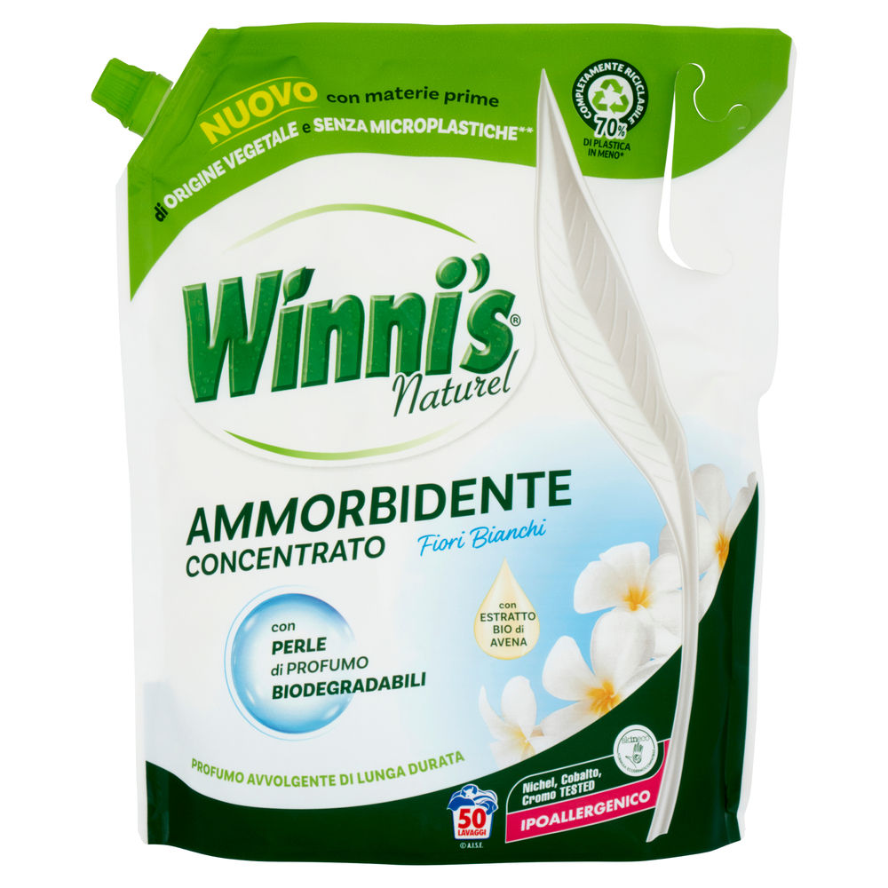 AMMORBIDENTE CONCENTRATO WINNI'S ECOFORMATO FIORI BIANCHI 50 LAV ML 1250 - 0