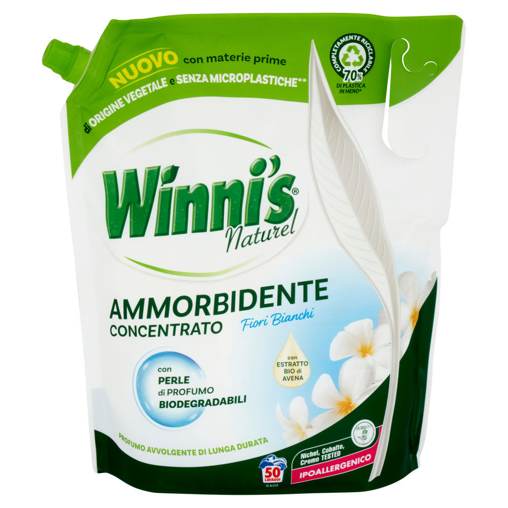 AMMORBIDENTE CONCENTRATO WINNI'S ECOFORMATO FIORI BIANCHI 50 LAV ML 1250 - 2