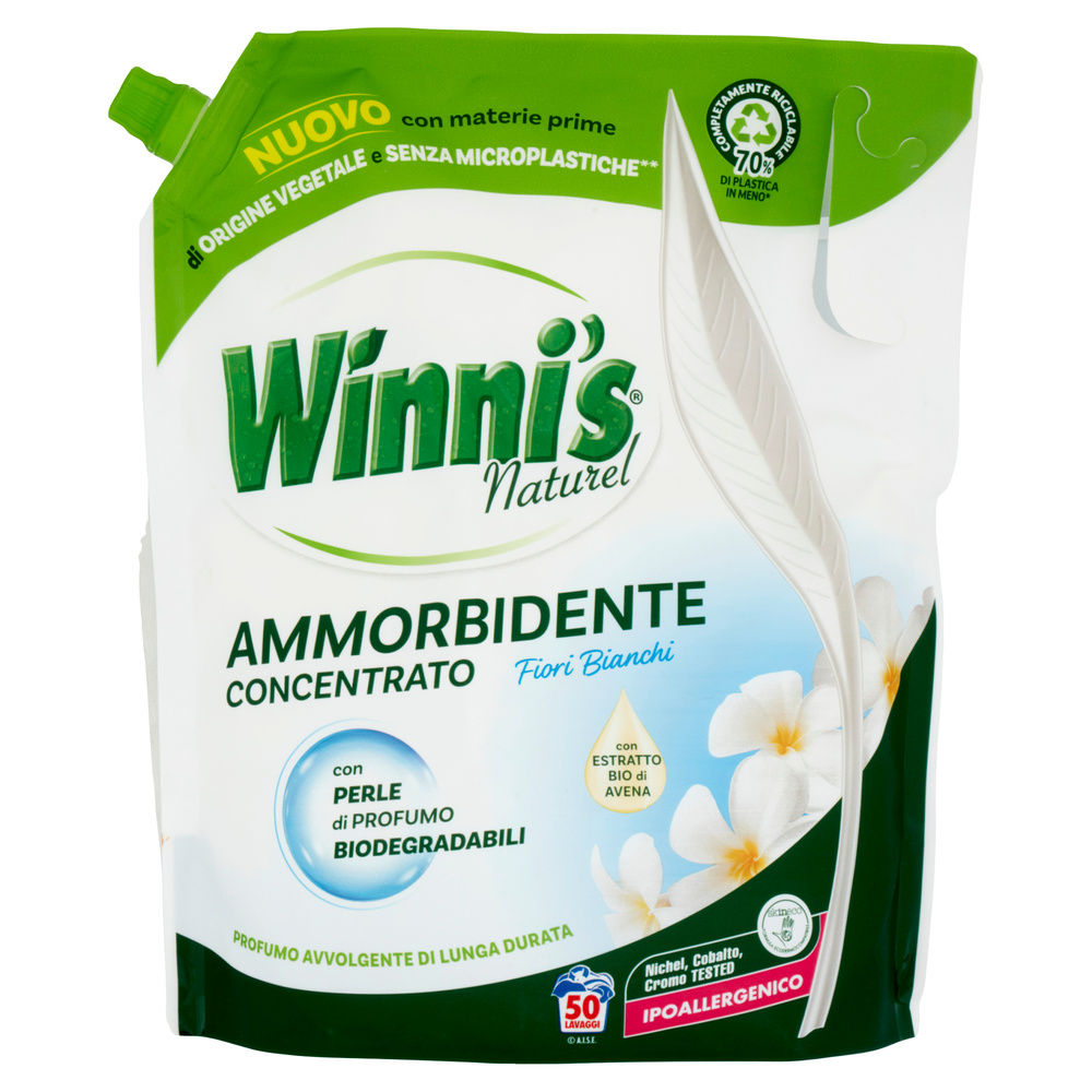 AMMORBIDENTE CONCENTRATO WINNI'S ECOFORMATO FIORI BIANCHI 50 LAV ML 1250 - 5