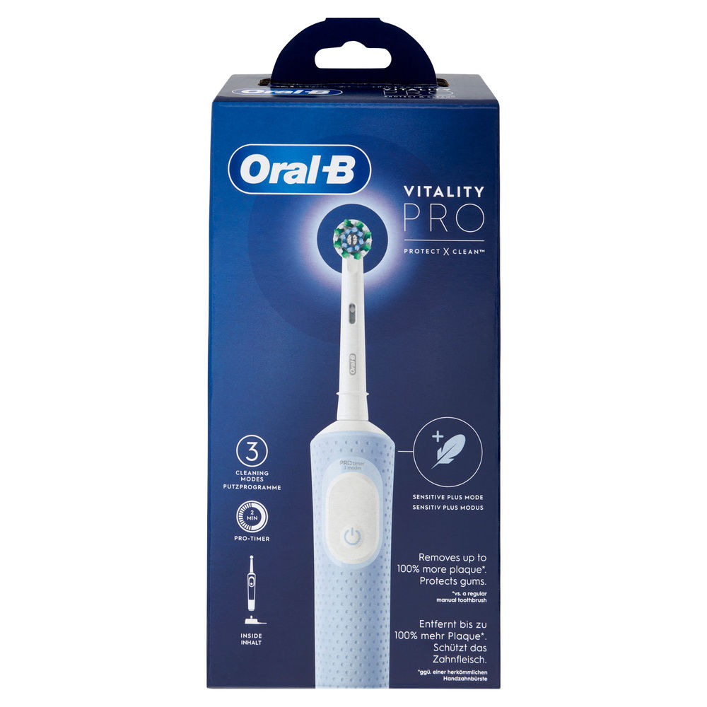 SPAZZOLINO ELETTRICO ORAL B VITALITY PRO CROSS ACTION BLUE PZ 1 - 7