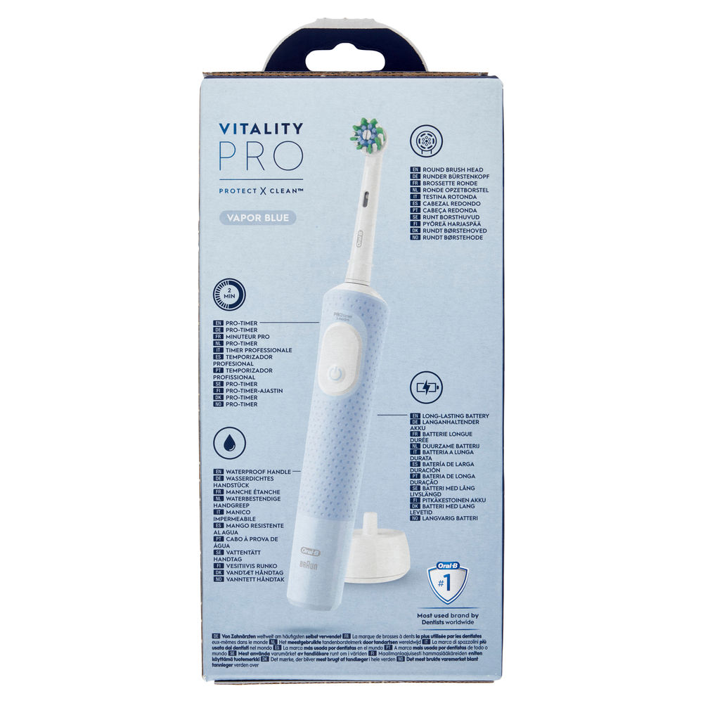 SPAZZOLINO ELETTRICO ORAL B VITALITY PRO CROSS ACTION BLUE PZ 1 - 1