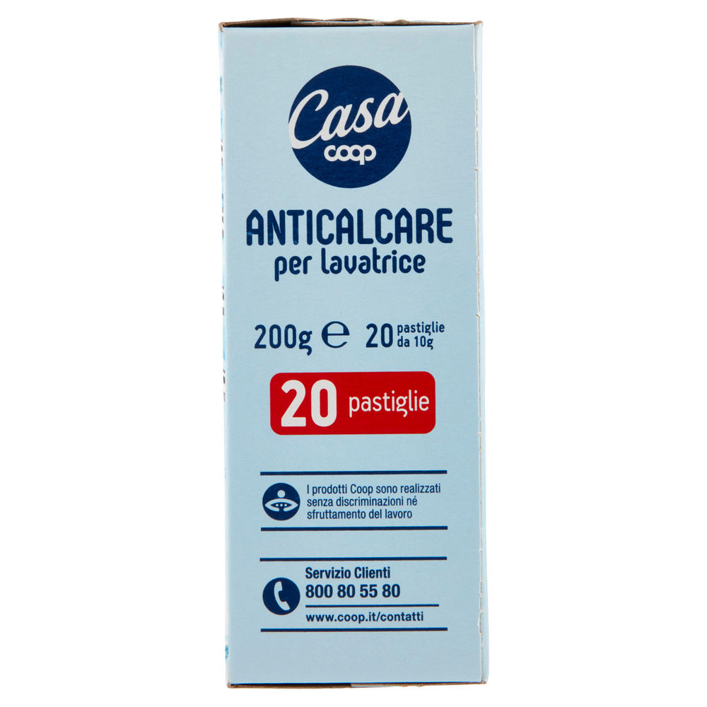 ANTICALCARE LAVATRICE COOP CASA 20 TABS G 200 - 5