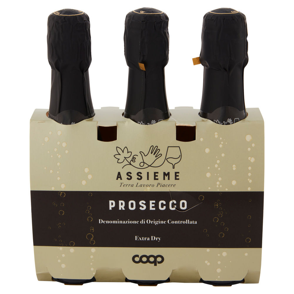 PROSECCO DOC EXTRA DRY ASSIEME COOP ML 200 X 3 - 2