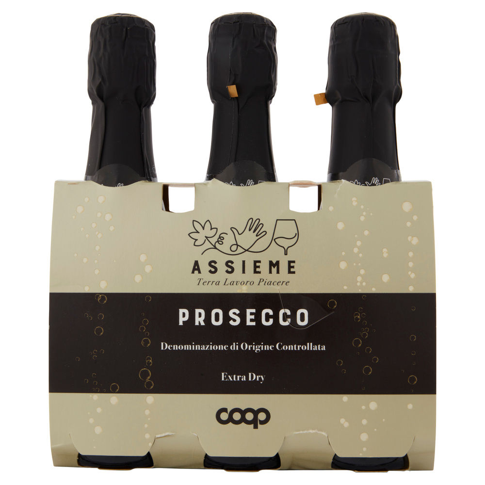 PROSECCO DOC EXTRA DRY ASSIEME COOP ML 200 X 3 - 3