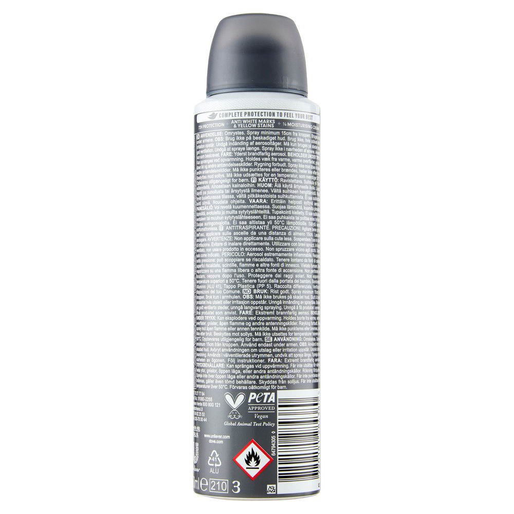 DEODORANTE SPRAY DOVE MEN+CARE ADVANCED CARE INVISIBLE DRY ML 150 - 1