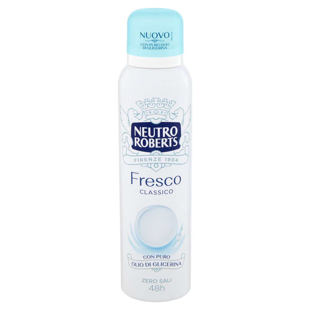 DEODORANTE SPRAY NEUTRO ROBERTS FRESCO BLU ML 150 - 2