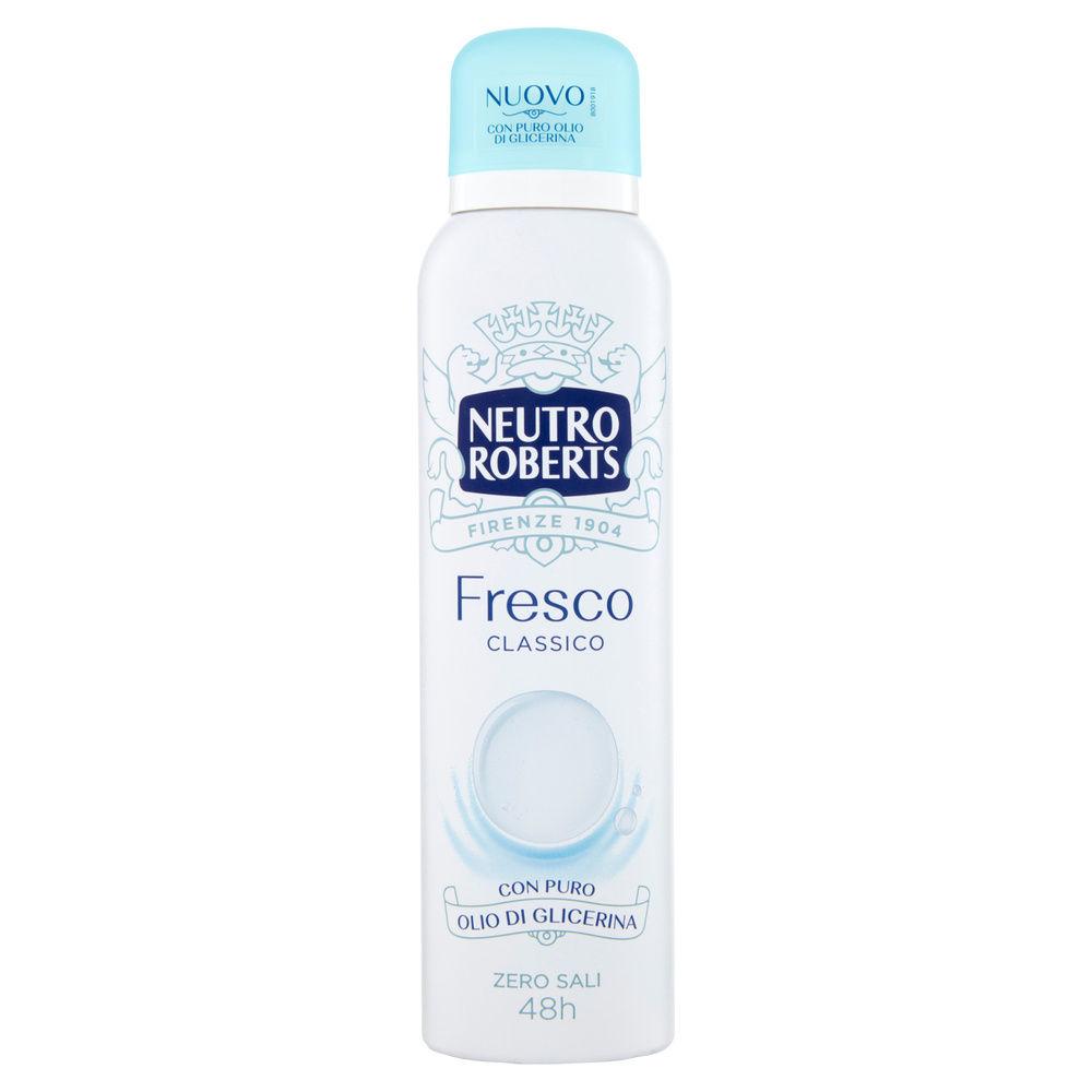 DEODORANTE SPRAY NEUTRO ROBERTS FRESCO BLU ML 150 - 7