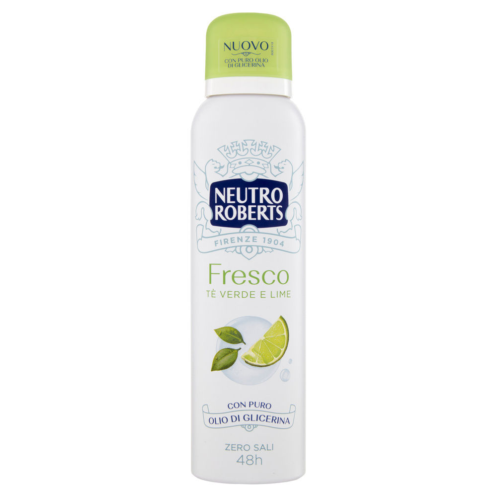 DEODORANTE SPRAY NEUTRO ROBERTS FRESCO VERDE ML 150 - 7