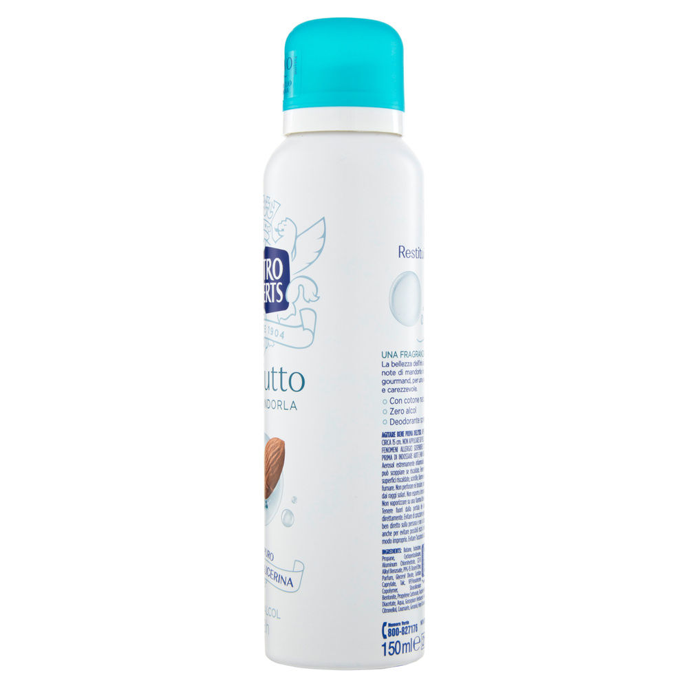 DEODORANTE SPRAY NEUTRO ROBERTS ASCIUTTO IRIS E MANDORLA 150 ML - 6