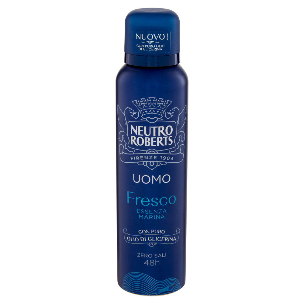 DEODORANTE SPRAY NEUTRO ROBERTS UOMO FRESCO MARINO ML 150 - 6