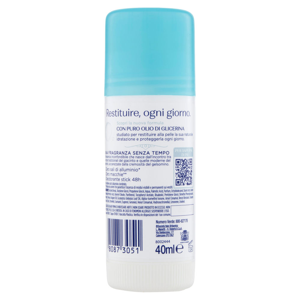 DEODORANTE STICK NEUTRO ROBERTS FRESCO BLU ML 40 - 1