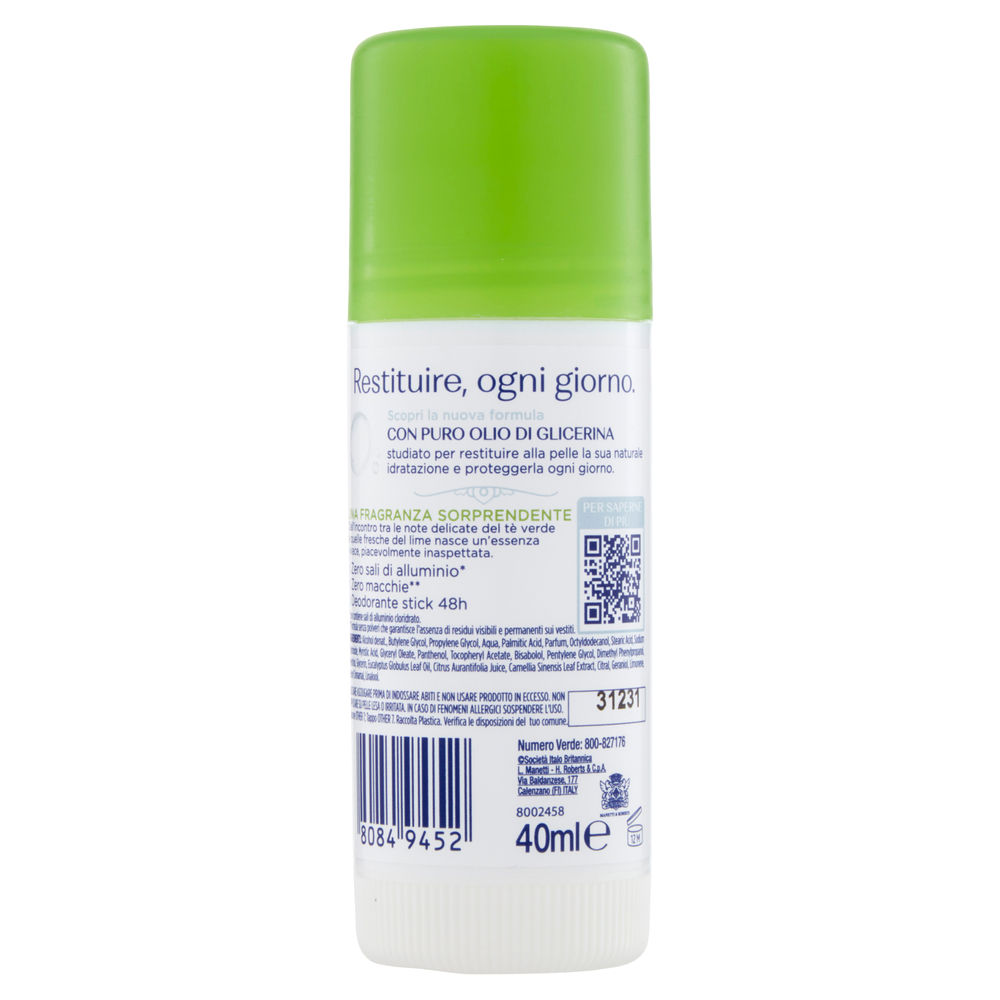 DEODORANTE STICK NEUTRO ROBERTS FRESCO VERDE ML 40 - 1