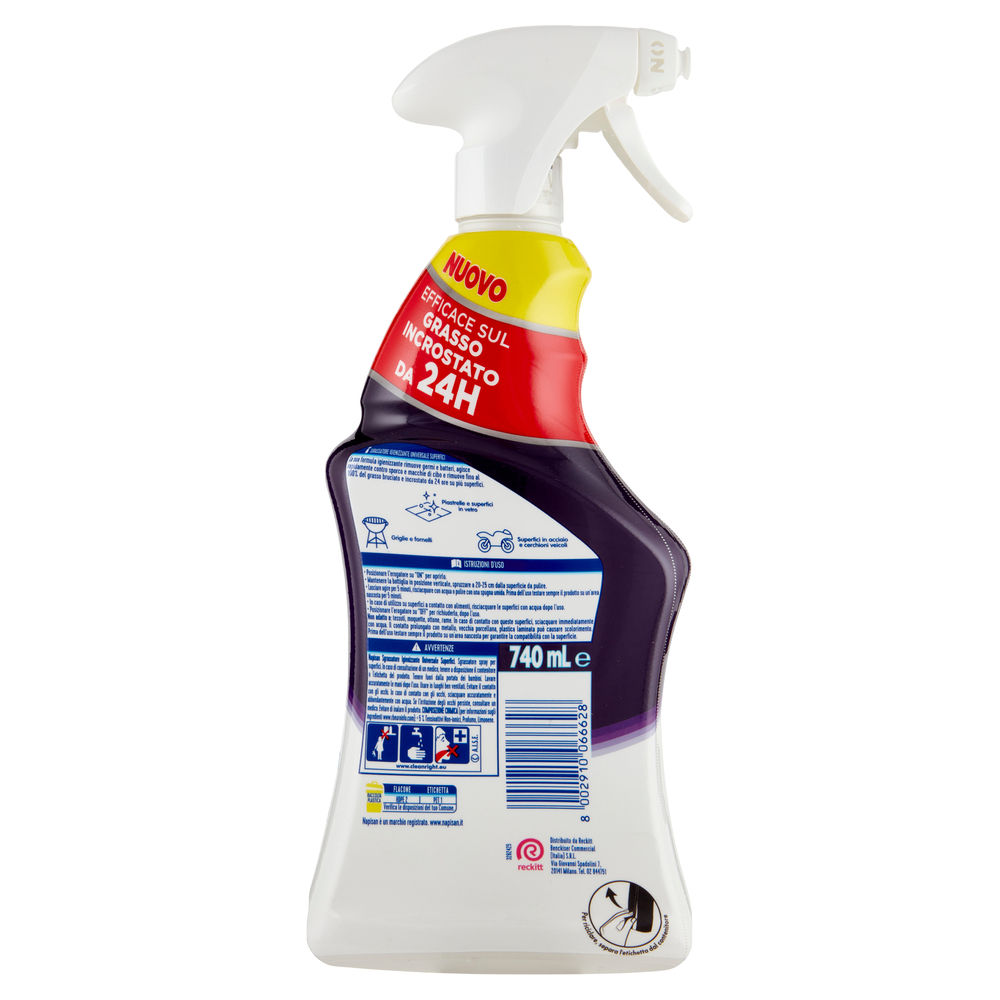 SGRASSATORE SUPERFICI SPRAY IGIENIZZANTE NAPISAN UNIVERSALE ML 740 - 1