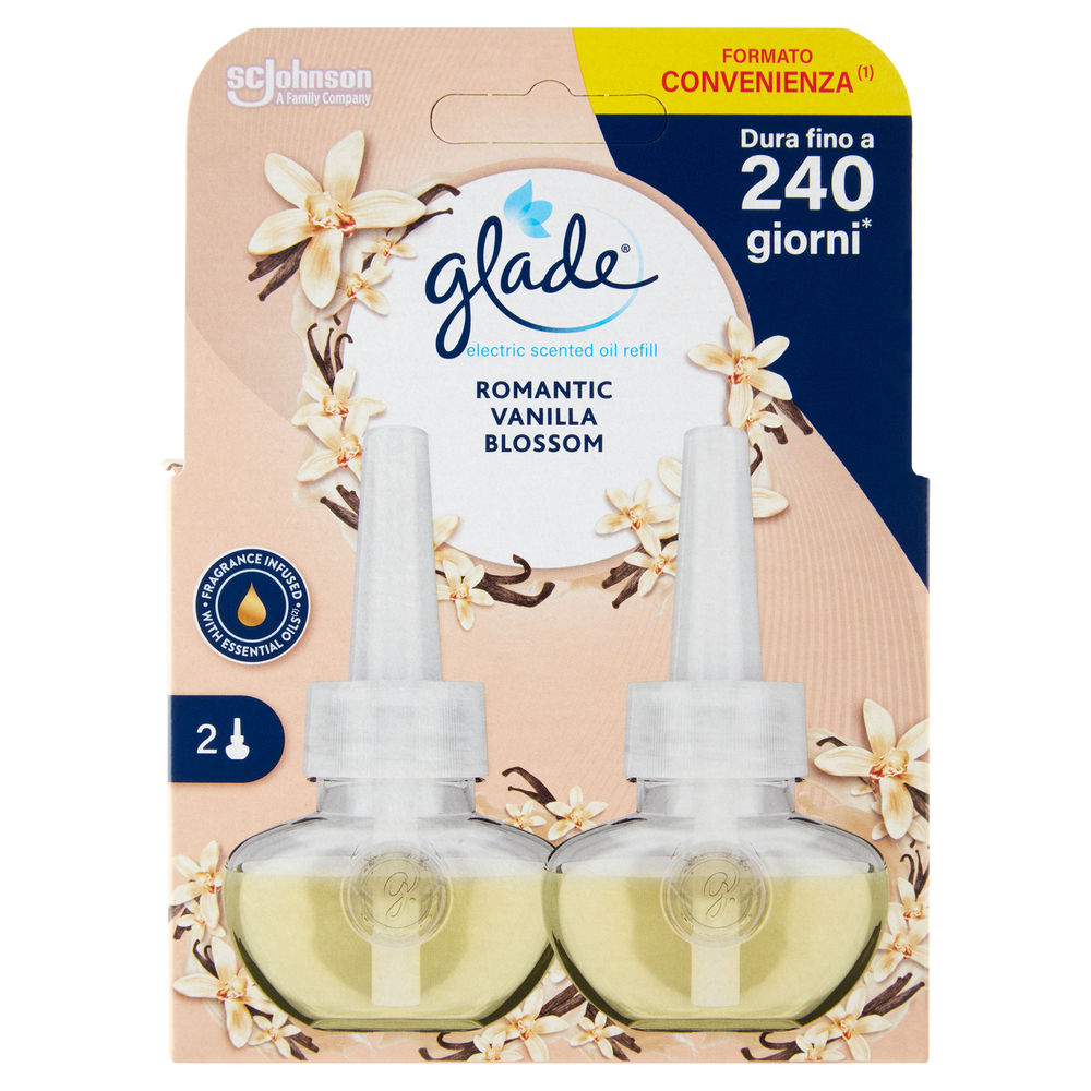RICARICA DEO AMBIENTI GLADE ELETTRICO DOPPIA ROMANTIC VANILLA ML 40 - 0