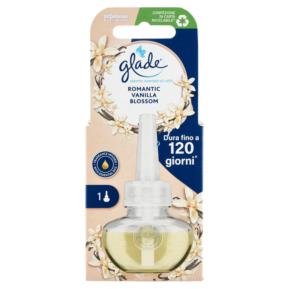 DEO AMBIENTI GLADE ELETTRICO RICARICA ROMANTIC VANILLA ML 20 - 2