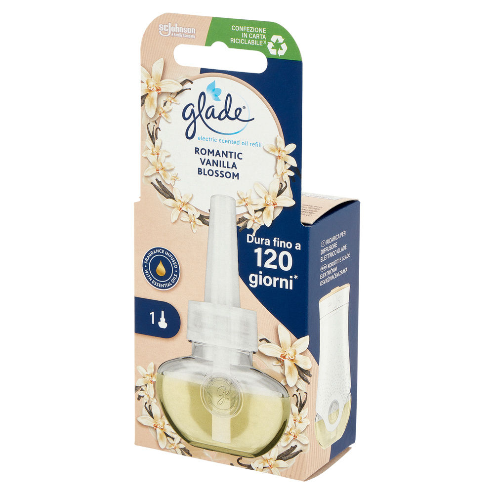 DEO AMBIENTI GLADE ELETTRICO RICARICA ROMANTIC VANILLA ML 20 - 3
