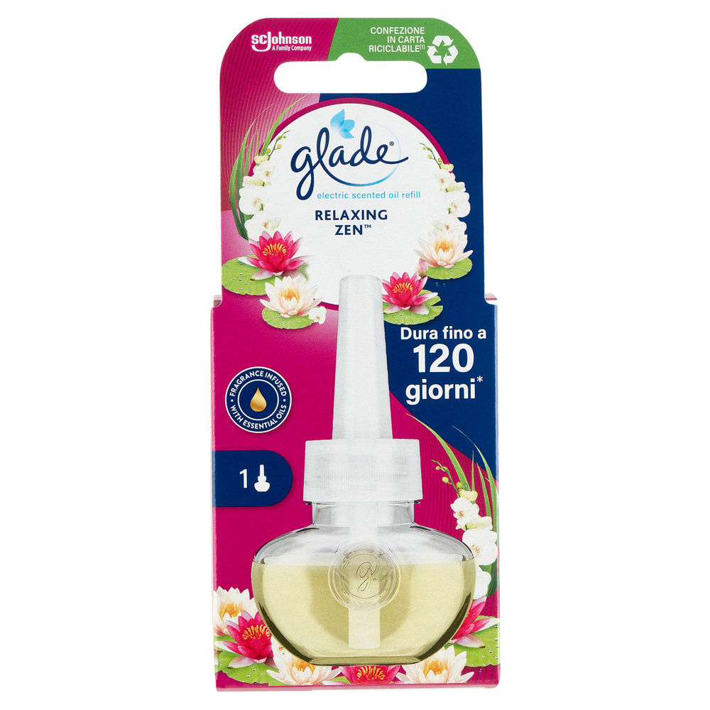 DEO AMBIENTI GLADE ELETTRICO RICARICA RELAXING ZEN V ML 20 - 0