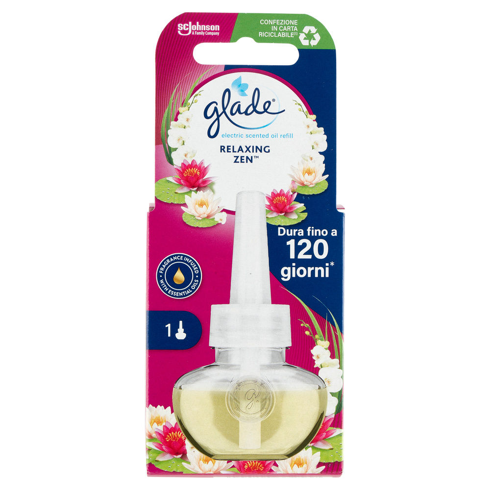 DEO AMBIENTI GLADE ELETTRICO RICARICA RELAXING ZEN V ML 20 - 2